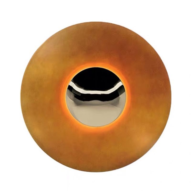Circular Wall Light Sconces Nordic Minimalist Style Metal Sconces