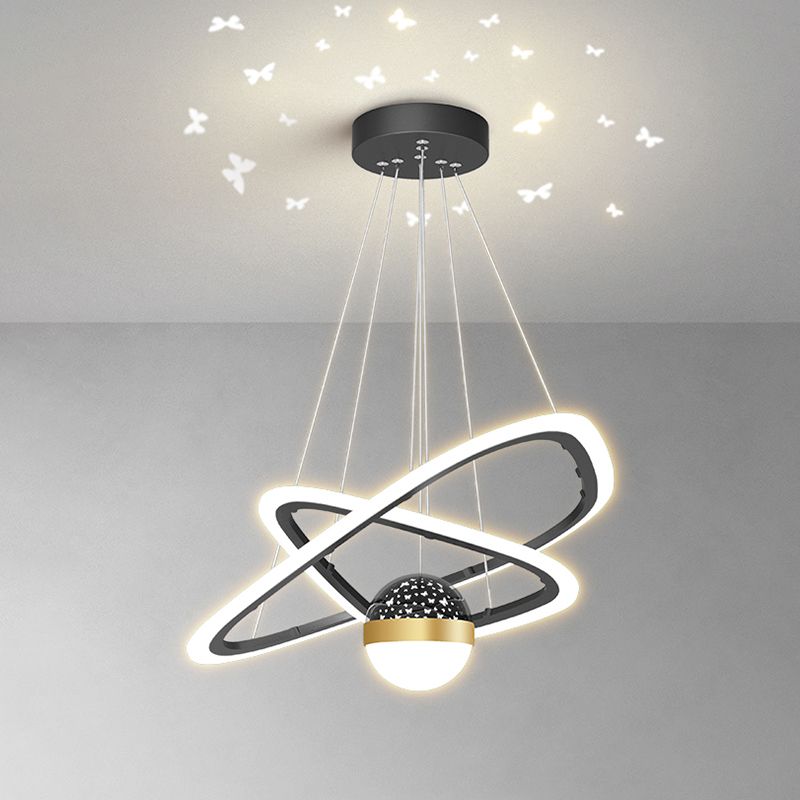 Triangle Shape Chandelier Lights Modern Metal Chandelier Éclairage d'éclairage