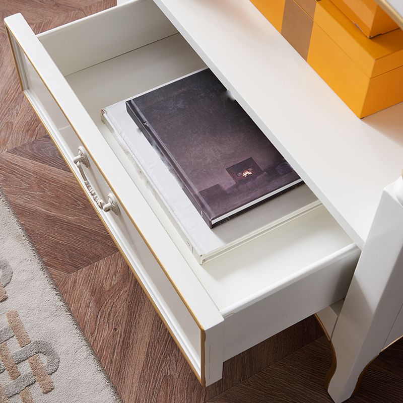 Contemporary Wooden Bookcase Standard Closed Back Bookshelf with Shelves