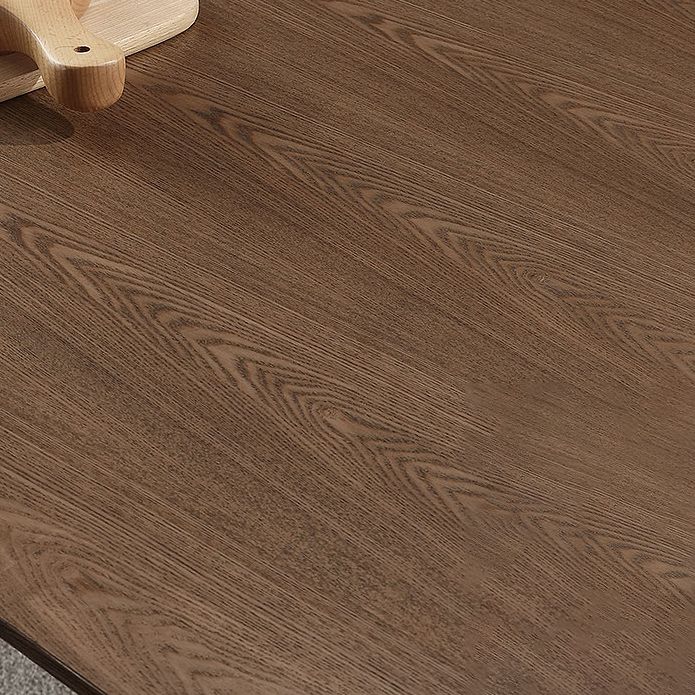 Table à manger en bois de cendres contemporain double piédestal à base de bois massif de base de base pour la maison