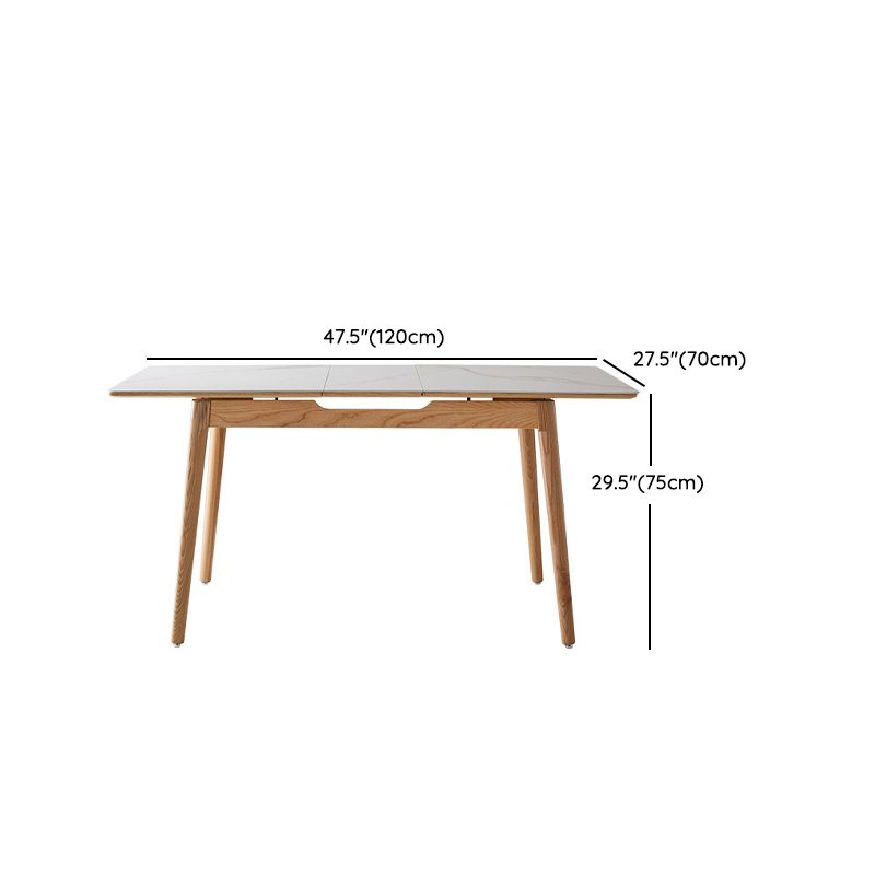 1/2/3/5 Pieces Designer Style Dining Table Set Sintered Stone Top Dinette Table Set