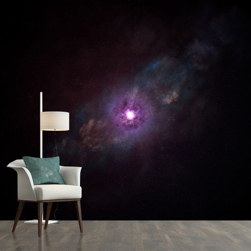 Magical Universe Starry Sky Mural for Sitting Room Moisture Resistant, Personalized Size Available