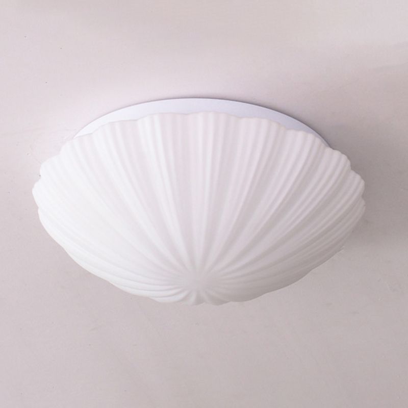 White Flush Mount Ceiling Light Nordic Simple Style Flush Light