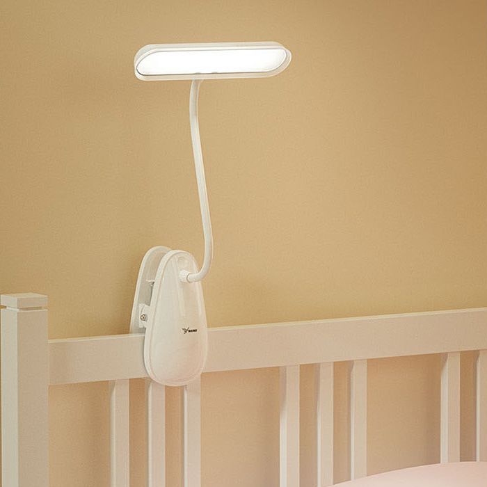 Clamp-on Design Macaroon Style LED Table Lamp Eye Protection Bedside Reading Lamp in Warm White Light