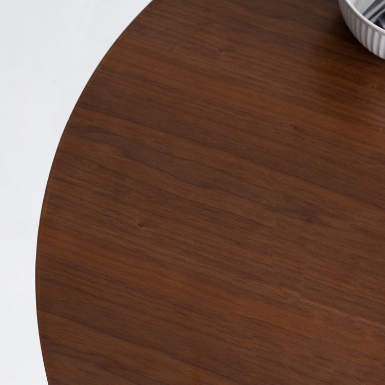 Contemporary Casual Dining Table Round Top Dinner Table Kitchen Home