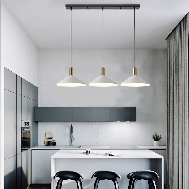 Metal Shade Hanging Light Industrial Pendant Lighting Fixture for Living Room