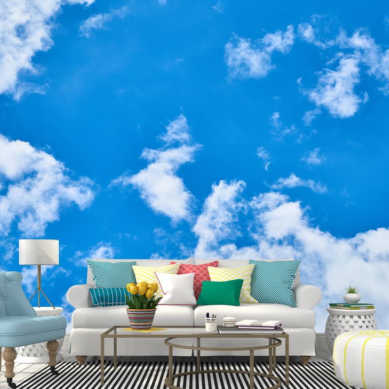 Horizontal Photography Sky Wall Mural Modernism Wall Covering for Decoration