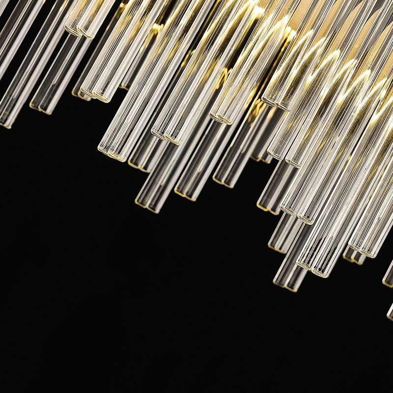 Crystal Hanging Lamp Fixture Modern Style Pendant Lamp for Living Room