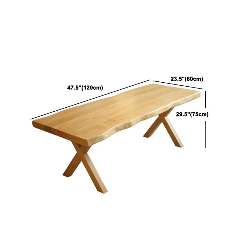 Modern 1/5 Pieces Dining Set Rectangle Pine Wood Dining Table for Living Room Kitchen