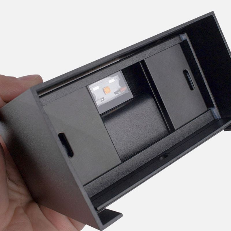 Iluminación de pared de sombra cuadrada lámpara de apliques de metal de estilo moderno 2 luces en negro con ángulo ajustable