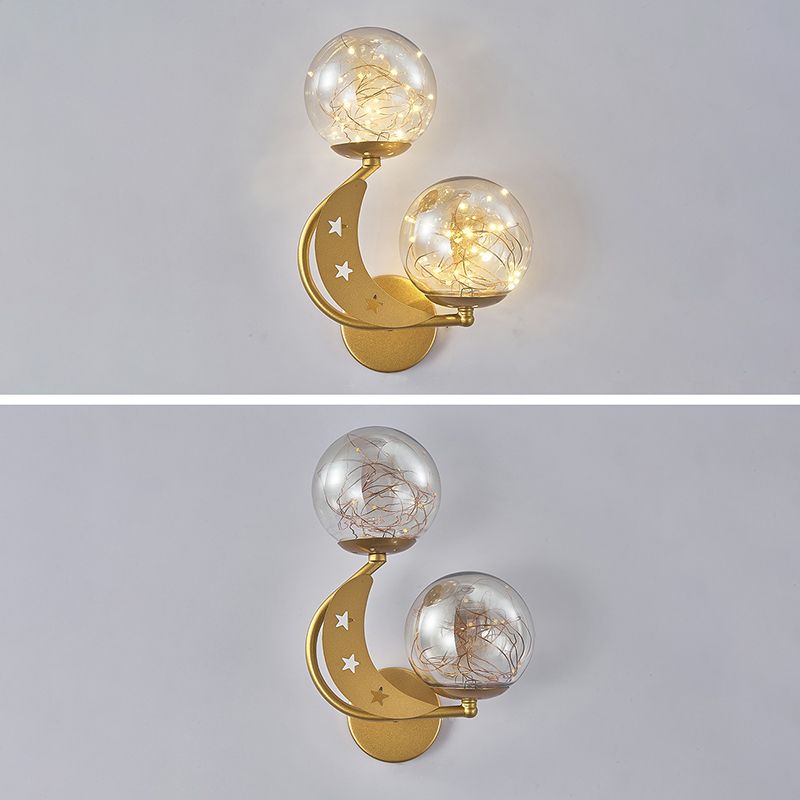 2 su luci a 2 luci SCONCE SPHERICA SCONCI