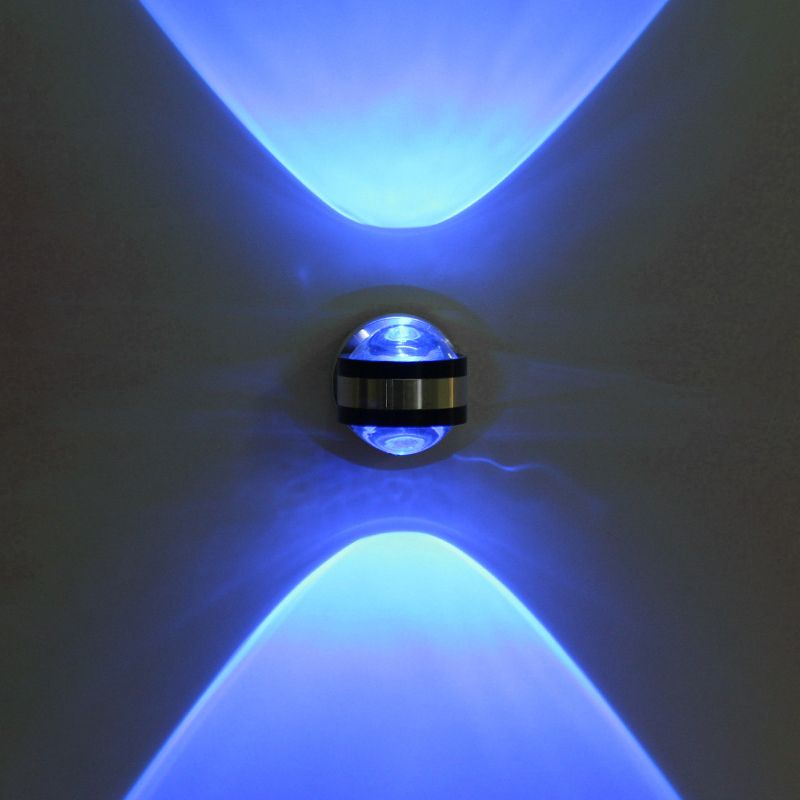 Modern Style Ball Wall Lighting Fixtures Metal 2 Lights Wall Mounted Lamps