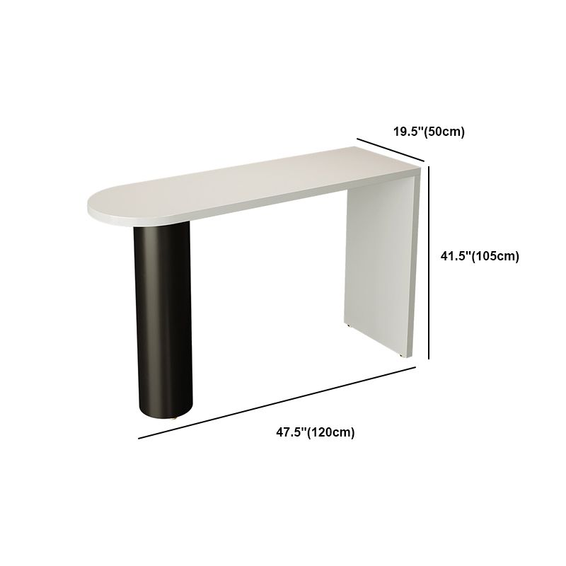 Modern Free Form Pub Table Set 1/3/4 Pieces Solid Wood Top Bar Table Set