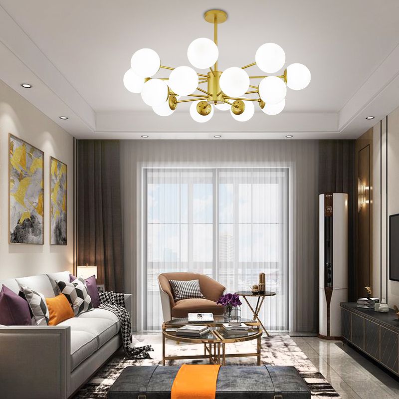 Glass Contemporary Nordic Pendant Lighting Fixtures Sputnik Hanging Lights