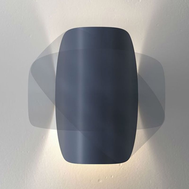 Unique Metal Wall Sconce Modern Nordic Macarons 1 Light Wall Mounted Light for Bedroom