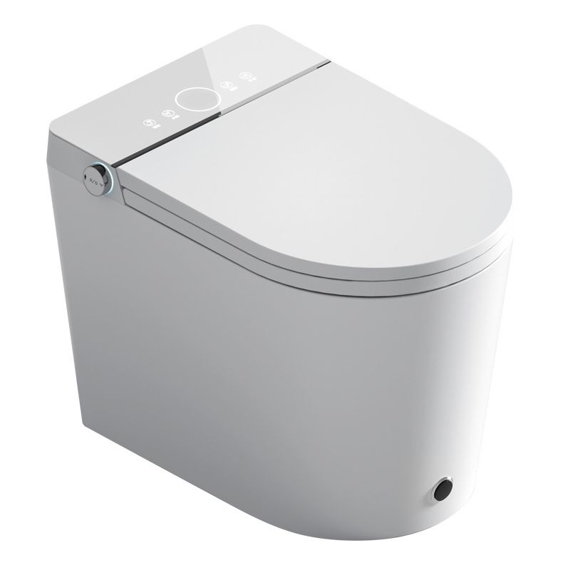 Modern Siphon Jet One Piece Toilet Bowl Heated Seat White Urine Toilet with Toilet Seat