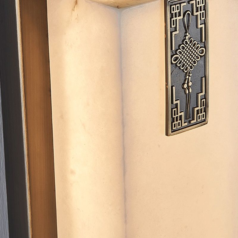 Pronzo della parete di marmo leggero regolabile contemporaneo per corridoio e scala del comodino