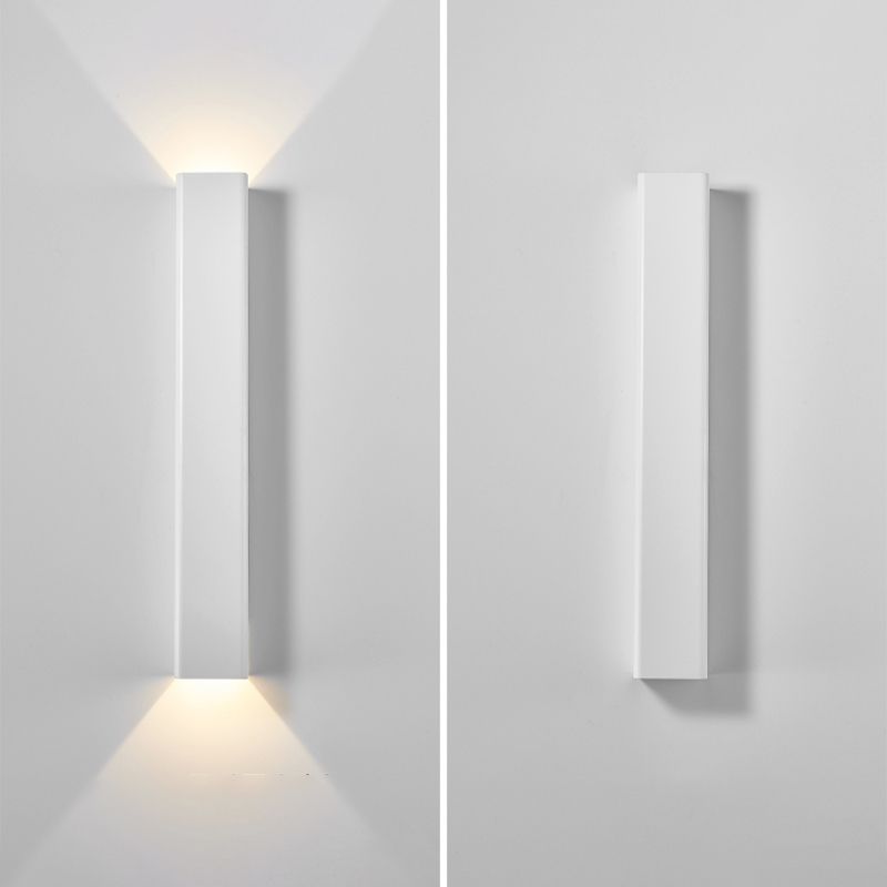 Quadratische Schatten Metallwand Licht moderne 2 Lights Wandmontage Beleuchtung