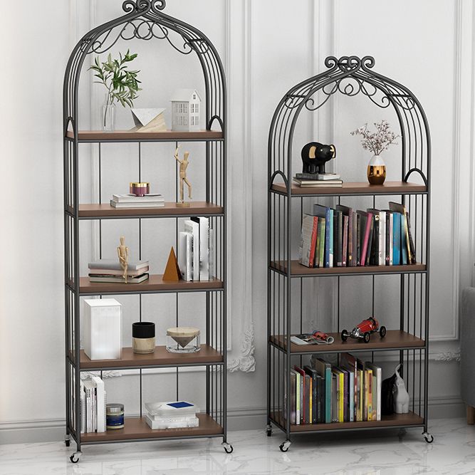 11.81"W Bookshelf Open Back Contemporary Style Bookcase for Home Office
