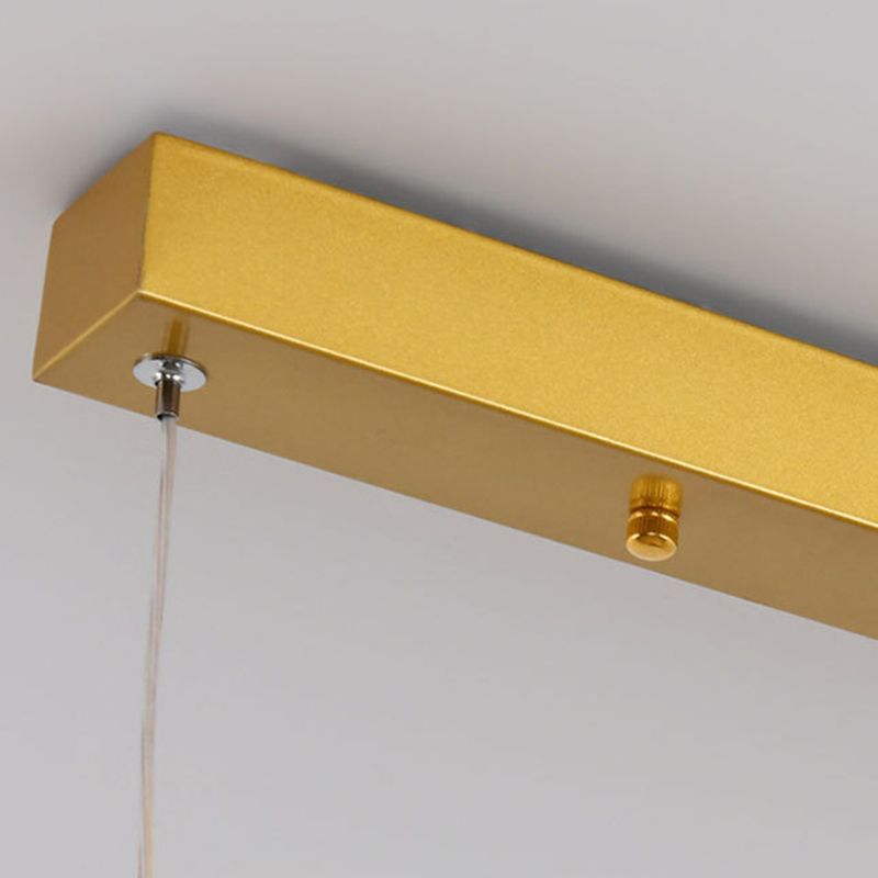 Accesorios de iluminación lineal modernos de aluminio Luz de la isla de la isla Luz