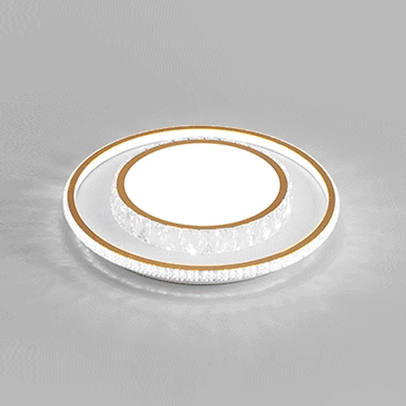 Luz de montaje de techo de cristal geométrico de iluminación de techo de montaje de LED de estilo moderno