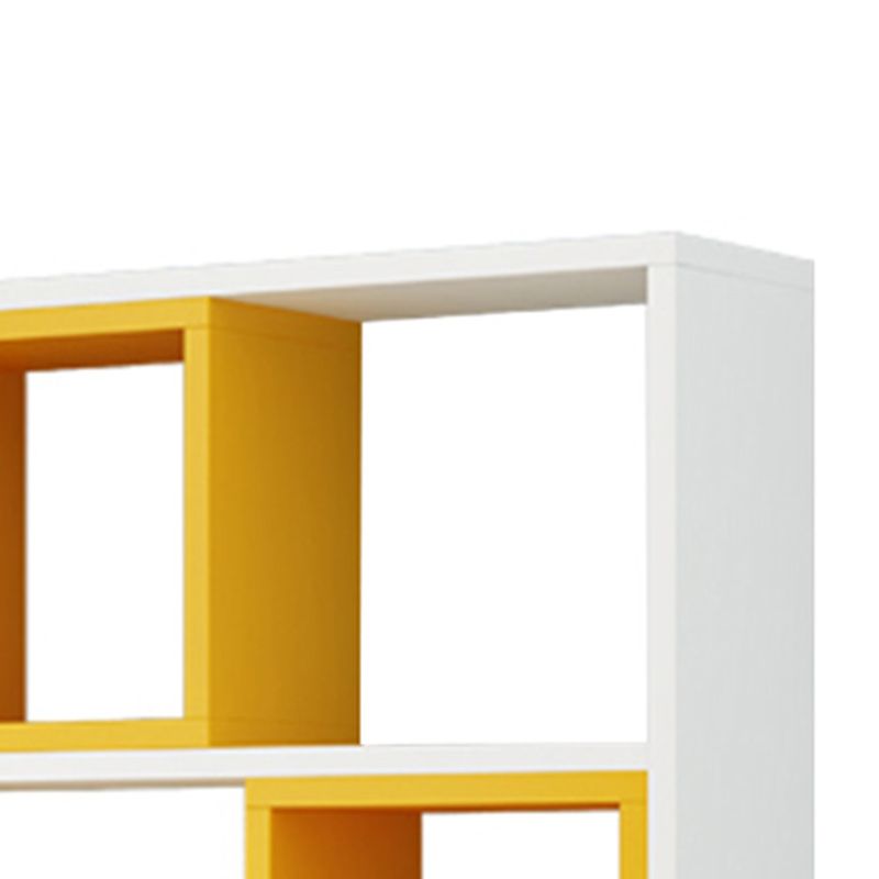 Modern Engineered Wood Book Shelf Wall Mounted Closed Back Shelf Bookcase for Home