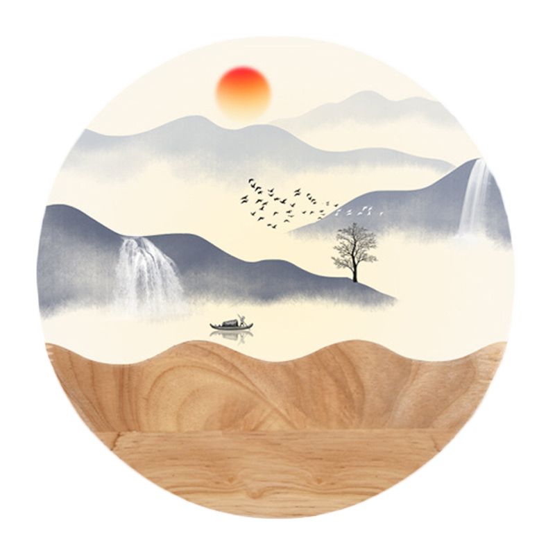 Luminaire mural en acrylique arrondi