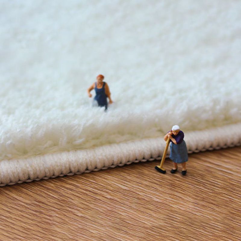 Nordic Style Light Color Rug Area Rug Stain Resistant Carpet for Living Room