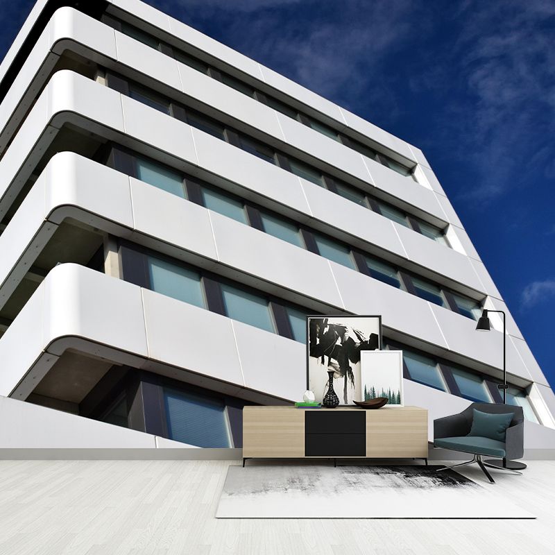 Construction Mural Wallpaper Decorative Mildew Resistant Home Decor