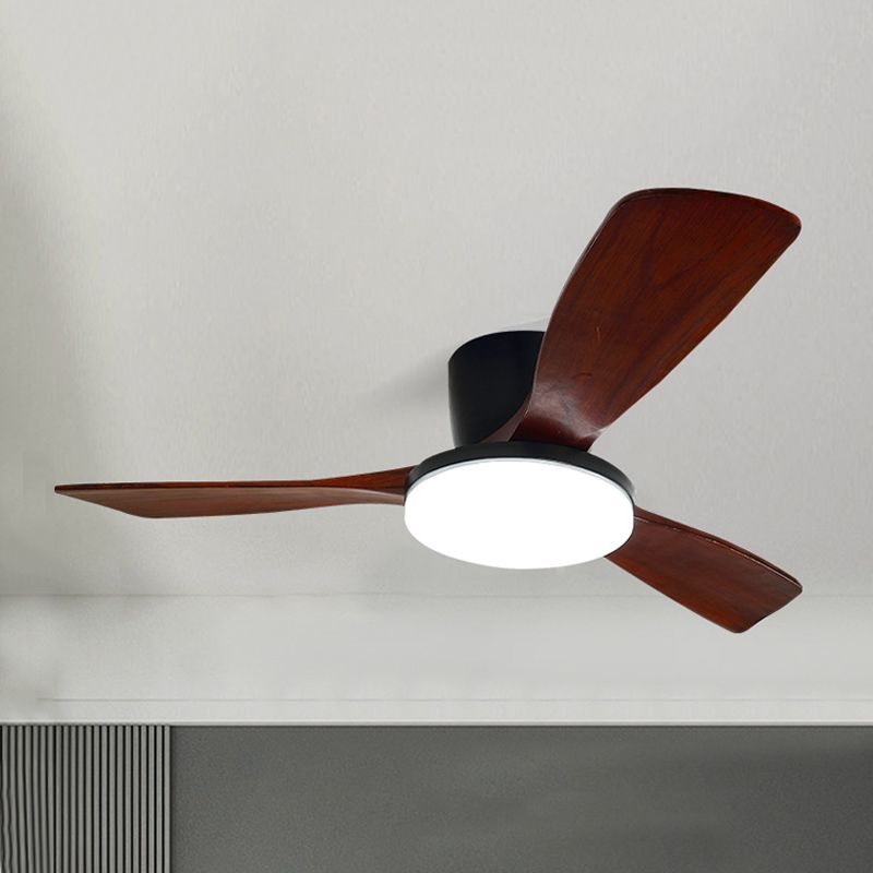 Colorful LED Ceiling Fan Light Fixture Nordic Ceiling Flush Mount for Kids' Room