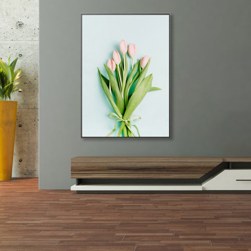 Verschiedene botanische grafische Wanddekorationen, sanfte Farben, ländliche Leinwand für Gästezimmer, mehrere Größen