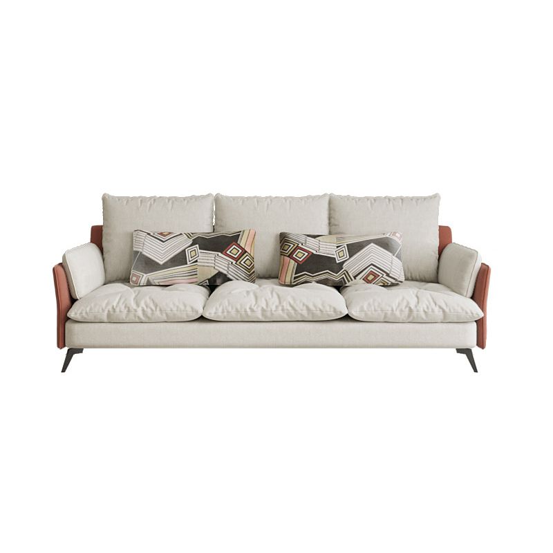Stationäre Wohnzimmertuxedo Arm Standard zeitgenössisches Sofa -Chaise