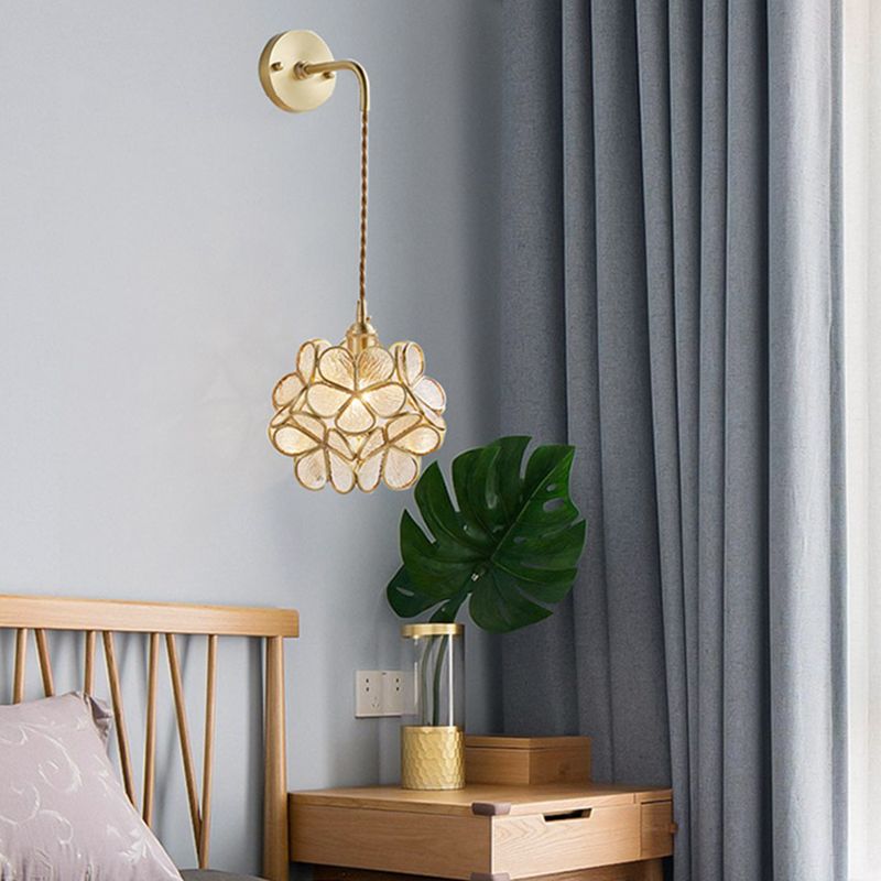 Brass Wall Sconce Nordic Minimalist Style Wall Light Sconces for Bedroom