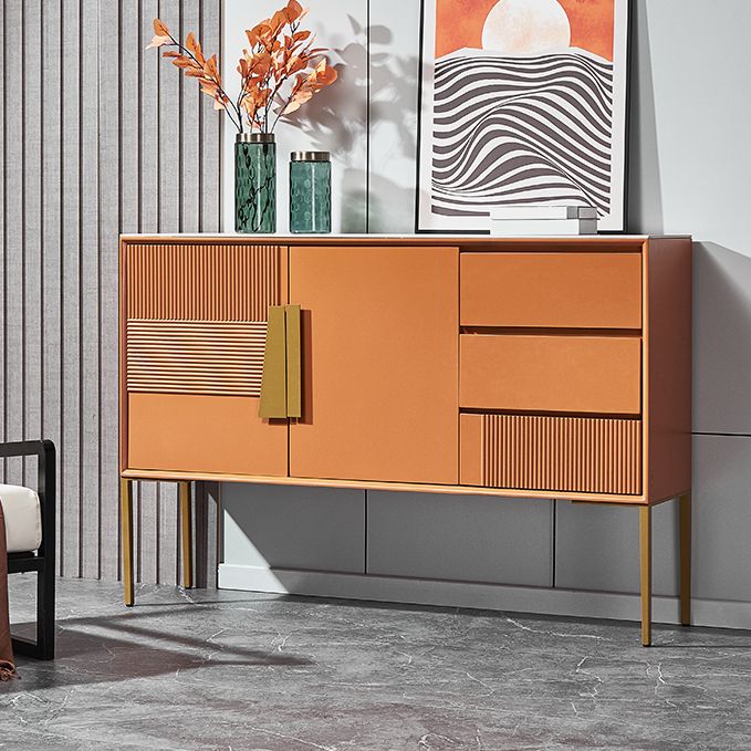 Contemporary Glam Combo Dresser Stone Storage Chest Dresser for Bedroom