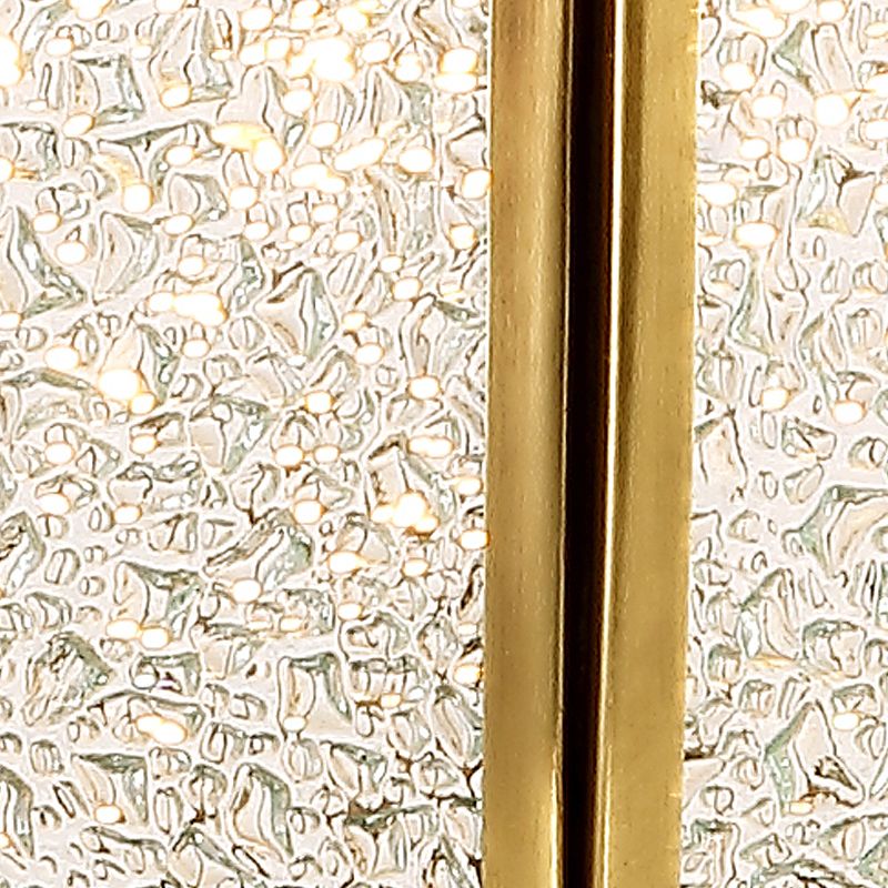 Bubble Glass Red Hanging Light Geometric 1 Light Colonial Down Lighting Pendant for Corridor