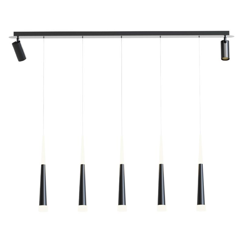 Luce isola a LED geometrica in ferro battuto nella moderna semplicità a sospensione acrilica Light per sala da pranzo