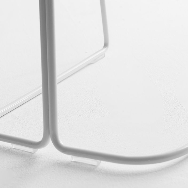 Modern Style Bar-stool Plastic Bar Stool with Metal Legs for Home