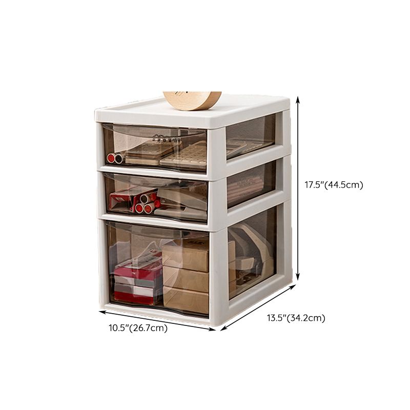 Modern Plastic File Cabinet Drawers Storage Filing Cabinet for Office