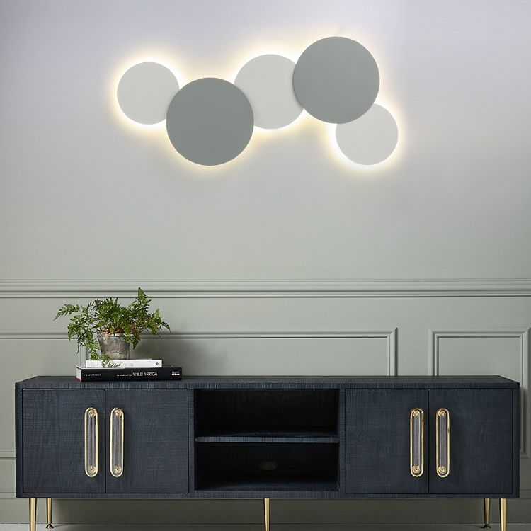 Runde Einfachheit LED WALS LIGHT MODERNE Treppenkorridor Corridor Leuchten Licht in warmem Licht