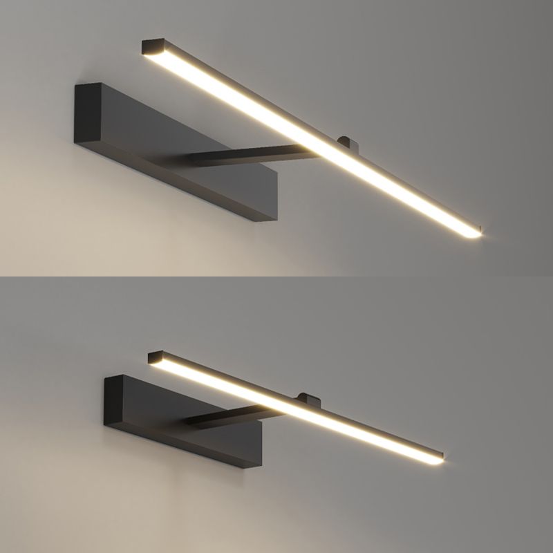 Streifen Badezimmer Leuchte Leuchte Metall LED minimalistische Wandleuchtenbeleuchtung