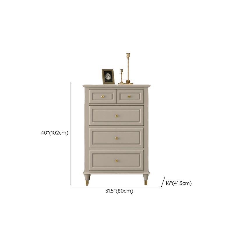 16.11-inch Width Glam Storage Chest Dresser Solid Wood Storage Chest