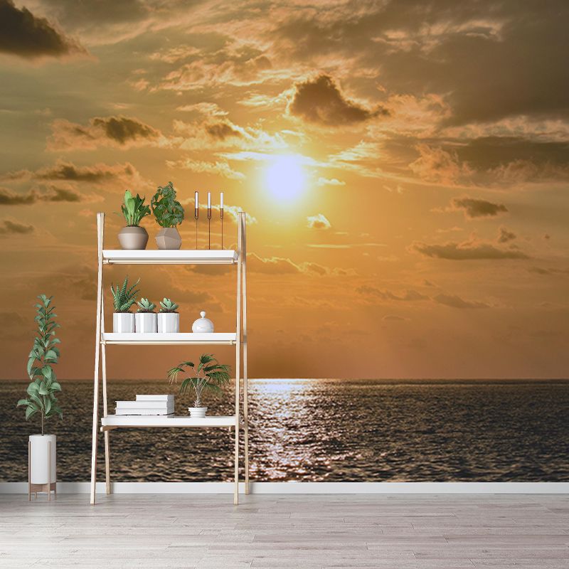 Sunset Landscapes Mildew Resistant Wall Mural Wallpaper Pattern for Home Decor