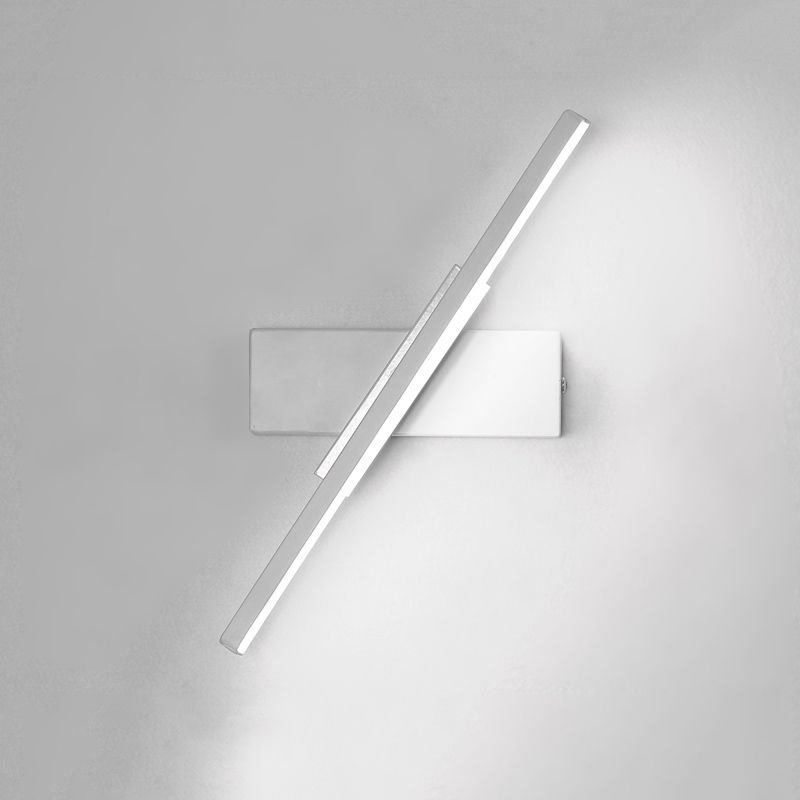 Silicone LED Rotatable Wall Lamp in Modern Creative Style Aluminium Linear Wall Light for Bedroom