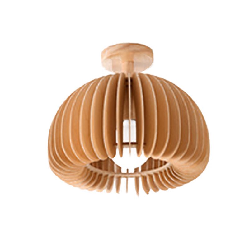 Modern Style Flush Mount Wood Flush Mount Lighting for Dining Room