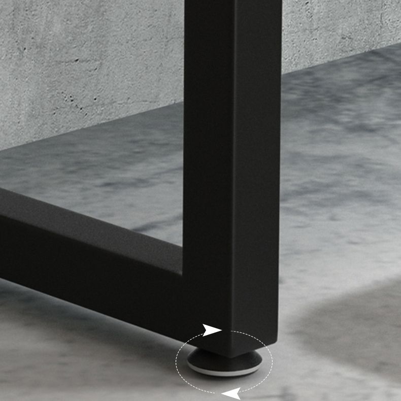 Contemporary Rectangle Bar Dining Table Wood Bar Height Table 42-Inch Top