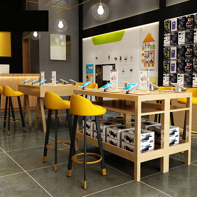 Sgabelli da bar per interni da 32,5 "in tessuto