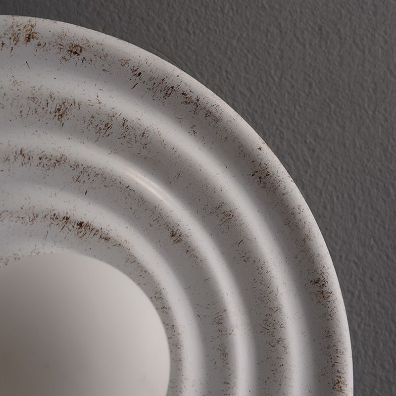 Nordic Style Wall Mount Light Circle Shape Resin Wall Lamp for Living Room