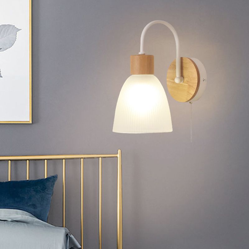 Modern Style Geometric Wall Lamp Light Glass 1 Light Wall Mounted Lighting