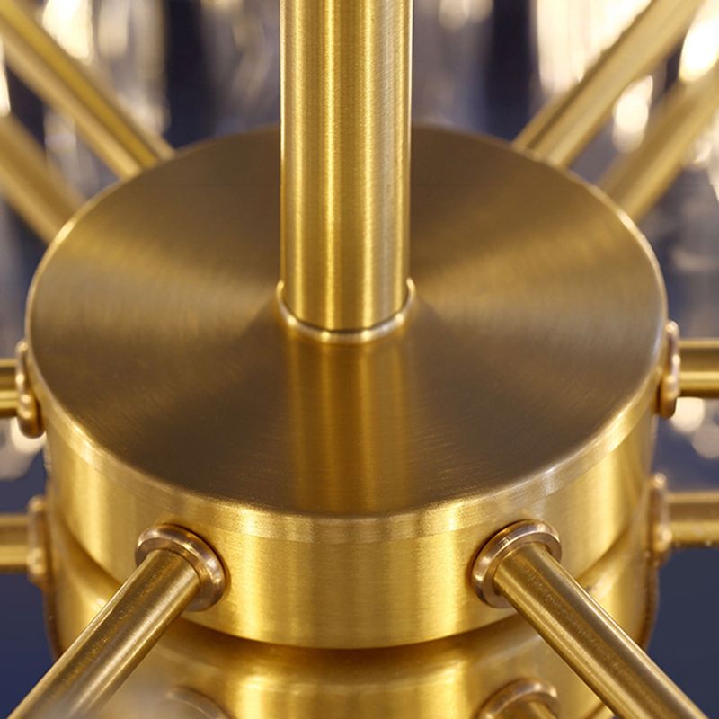 Modern karakteristieke hanglampglas geometrische kroonluchter voor woonkamer