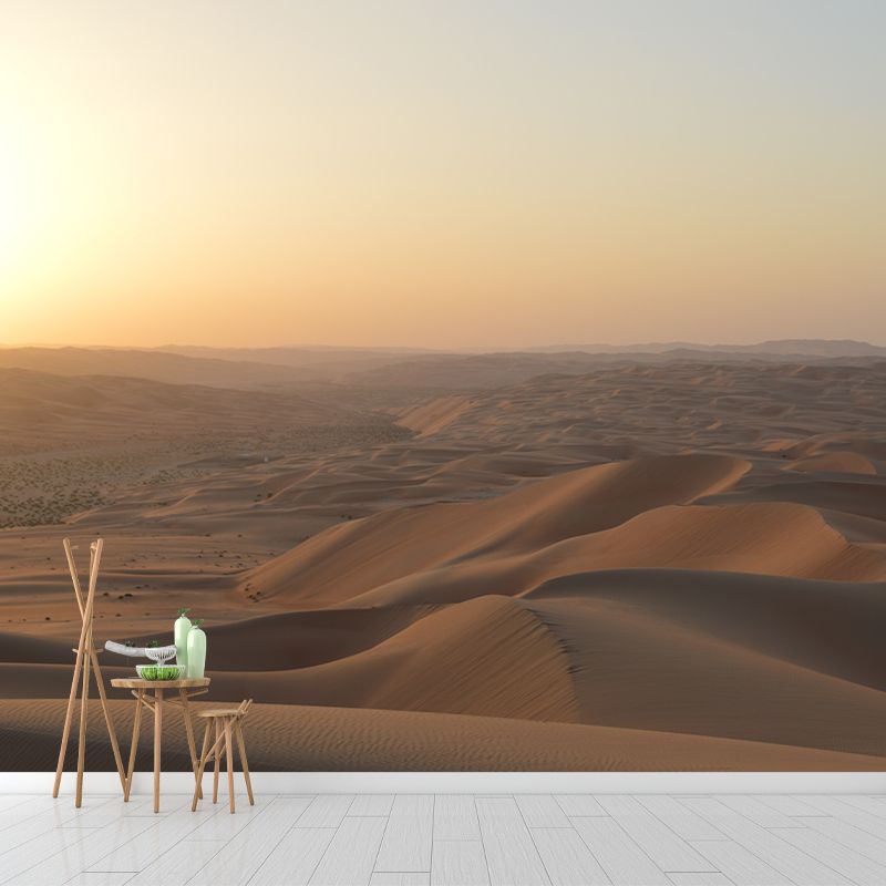 Desert Mural Wallpaper Modern Bedroom Decoration, Custom Size Available